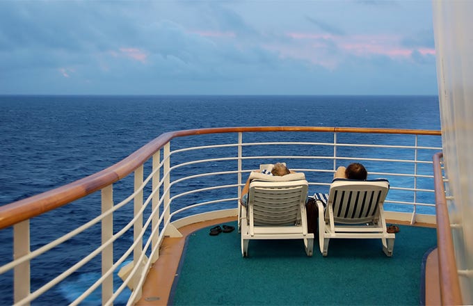 Where can you hire a financial advisor for planning a cruise?