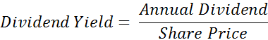 Define Dividend Yield