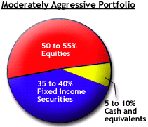 Moderately aggressive portfolio